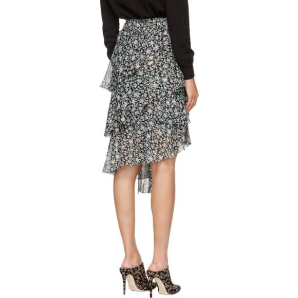 Isabel Marant Etoile Floral Jeezon Tiered Midi Skirt size 36 (fits small/med) - Picture 4 of 9